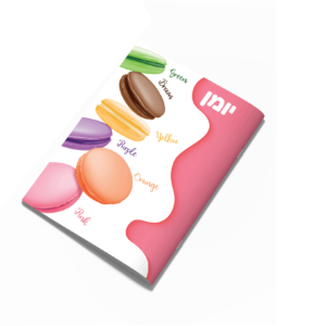 יומן מחברת - דגם מקרוני