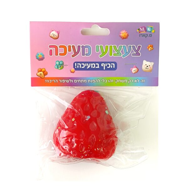 צעצוע מעיכה סקוושי - תות אדום