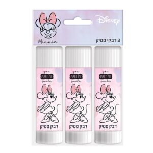 דבק סטיק 15 גרם (3 יחי') - דגם מיני מאוס